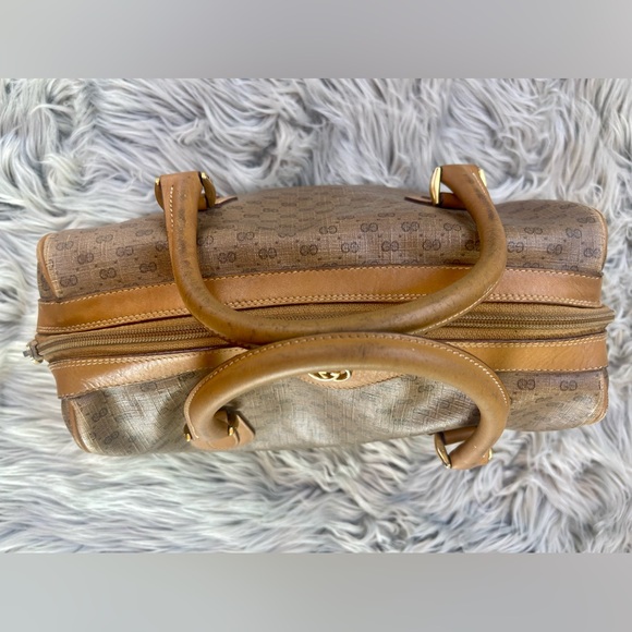 VINTAGE GUCCI BOSTON LEATHER HANDBAG - Picture 13 of 15